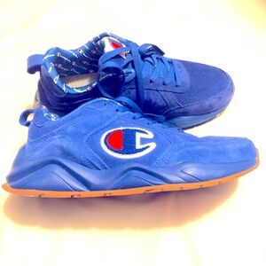 Champion 93 Eighteen Big C blue casual lifestyle sneakers shoes